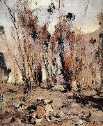 Nikolay Fechin Landscape of New Mexico oil on canvas